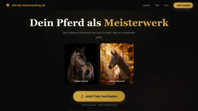 pferde-fotoshooting.de — Online-Fotoshooting für Pferdebesitzer