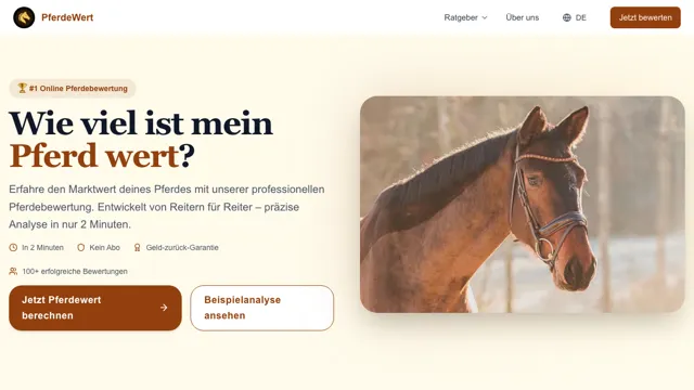 pferdewert.de — Bewertungsplattform für Pferde