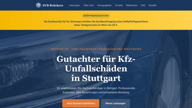 svb-brueckers.de — KFZ-Sachverständiger in Stuttgart